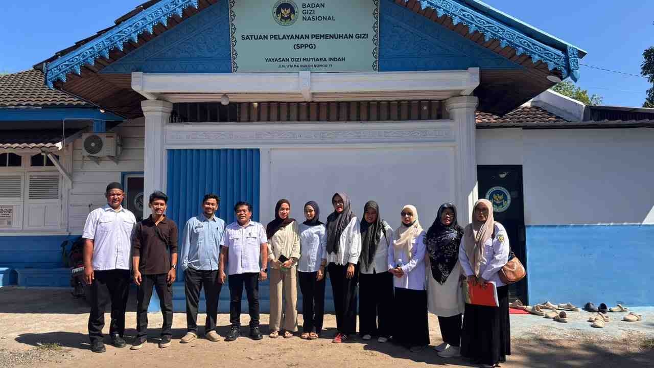 Dinkes Banda Aceh Monitoring dan Evaluasi SPPG Desa Rukoh untuk Perkuat Mutu Program MBG