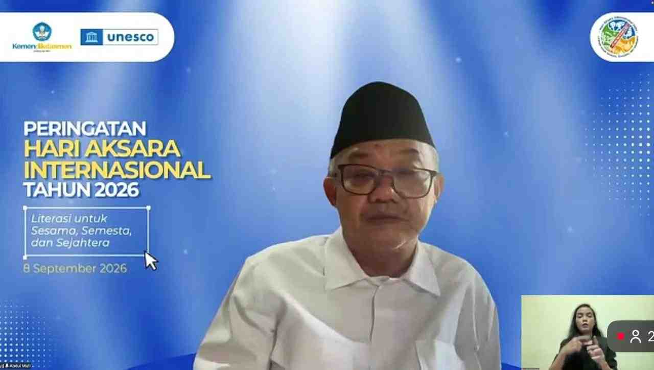Hari Aksara Internasional 2026, Mendikdasmen Dorong Pentingnya Kecakapan Literasi