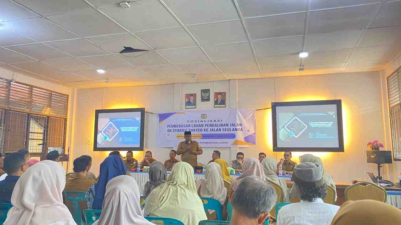 Pengalihan Jalan ke Jalan Seulanga, Pemko Banda Aceh Sosialisasikan Pembebasan Lahan