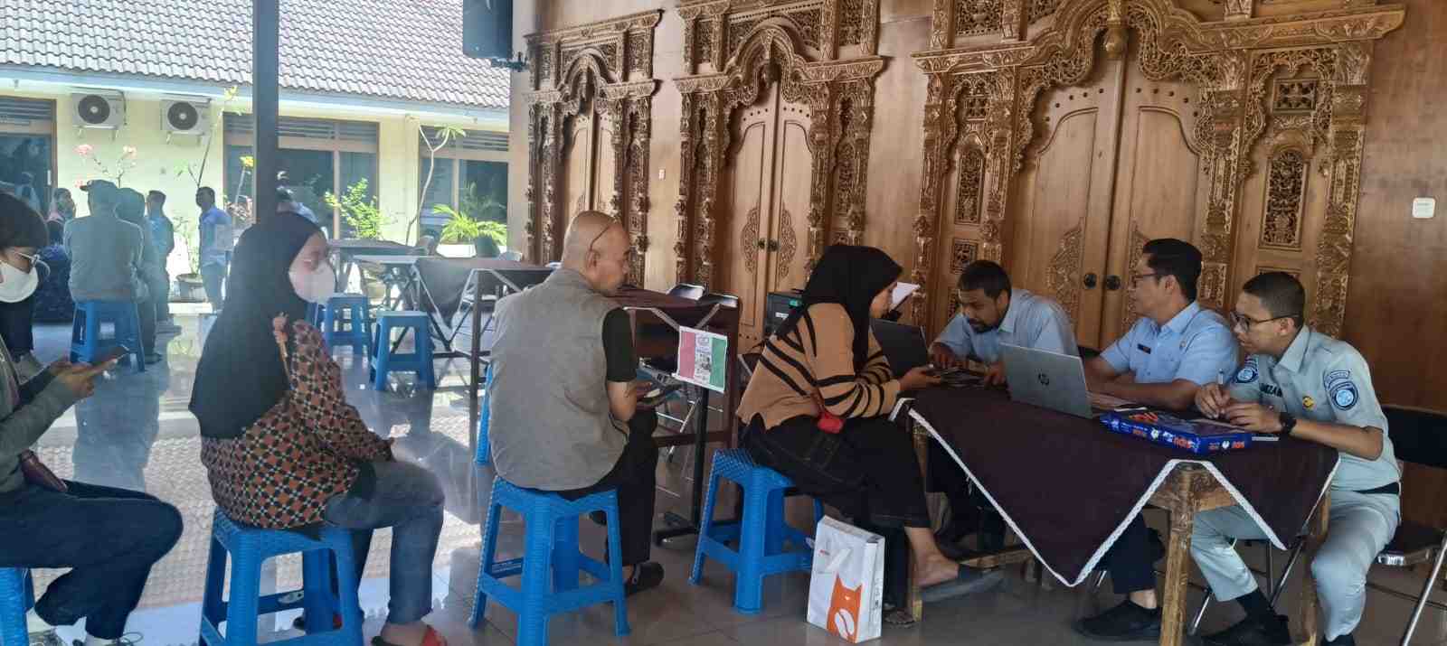 Permudah Pemblokiran STNK, Uji Coba Perdana Layanan KLIK Samsat Sleman Diserbu Puluhan Warga