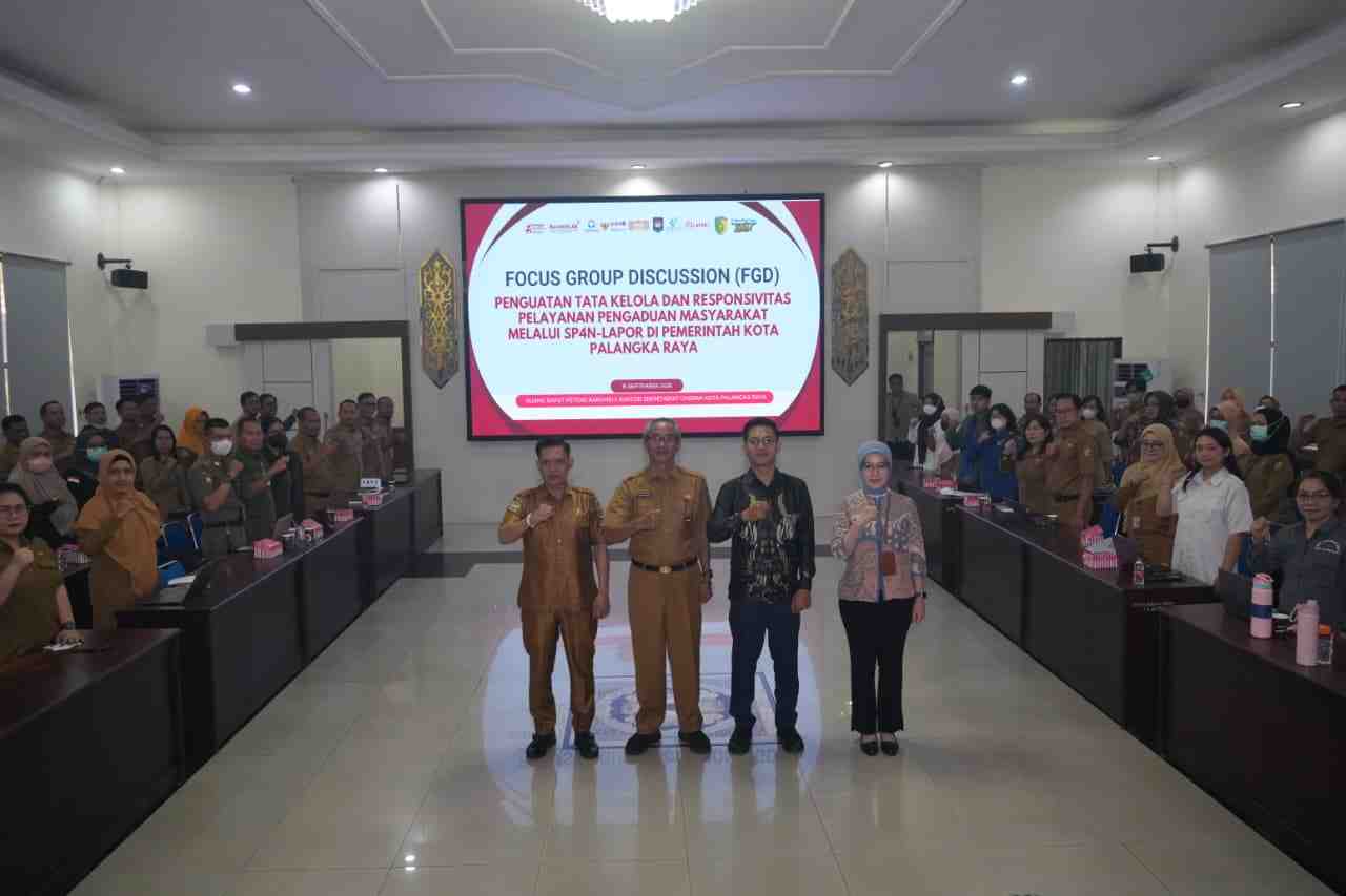 Tingkatkan Kualitas Layanan Publik, Pemko Palangka Raya Perkuat Tata Kelola SP4N-LAPOR
