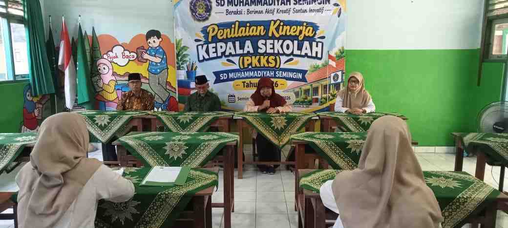 Evaluasi Mutu Pendidikan, SD Muhammadiyah Semingin Gelar Penilaian Kinerja Kepala Sekolah