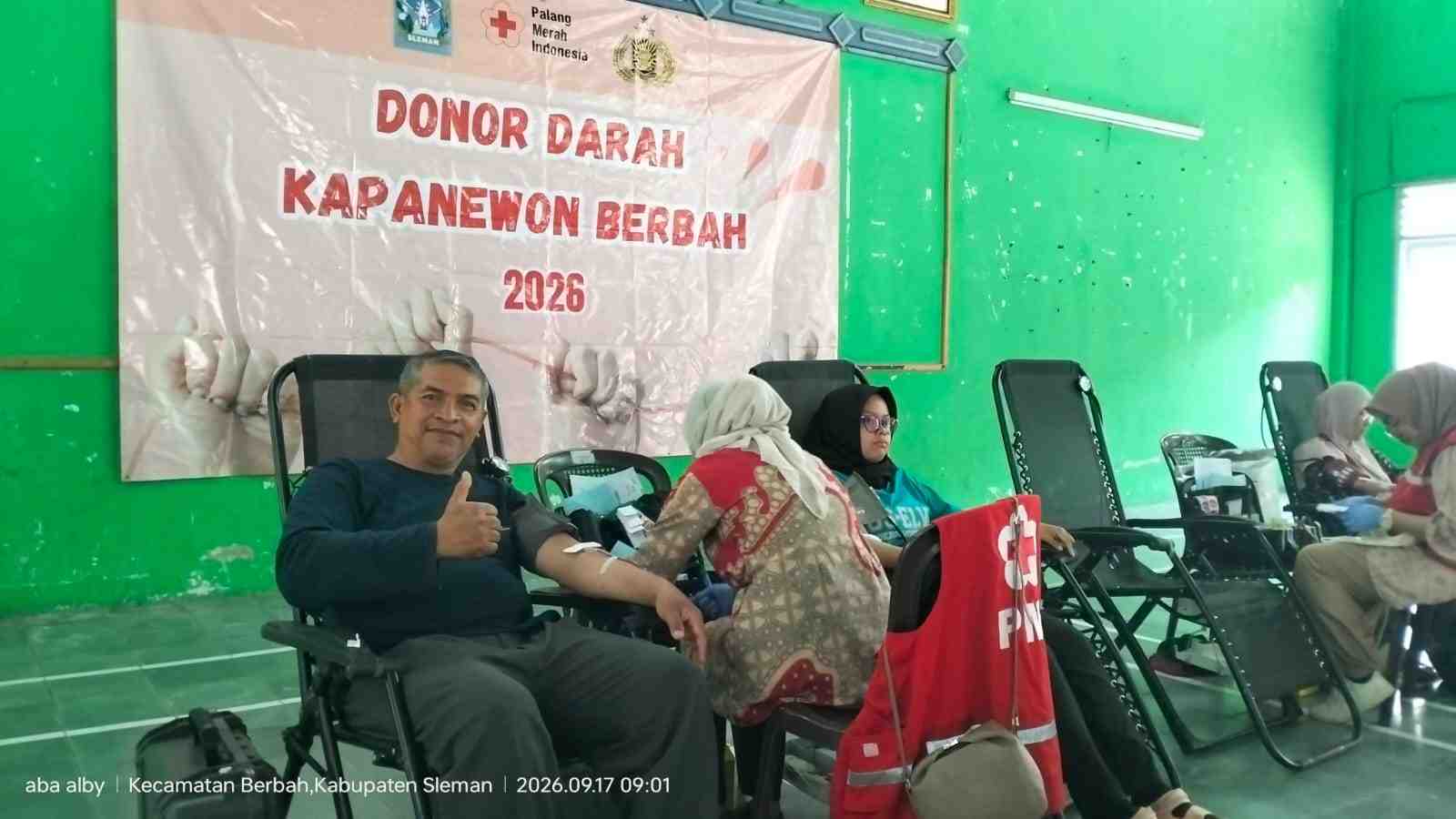 Peringati Hari PMI ke-81, PMI Kapanewon Berbah Kumpulkan 53 Kantong Darah