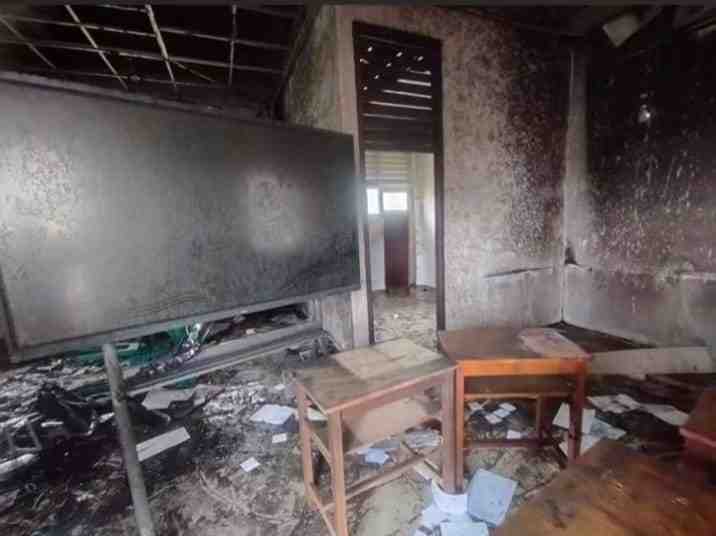 Kebakaran Tengah Malam, Fasilitas Teknologi SMP Yos Sudarso Waur Hangus