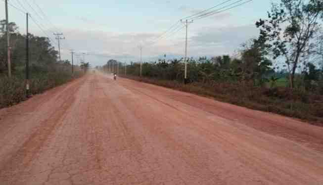 Pengerjaan Ruas Jalan SP9-Tanah Tinggi Merauke Capai 75 Persen