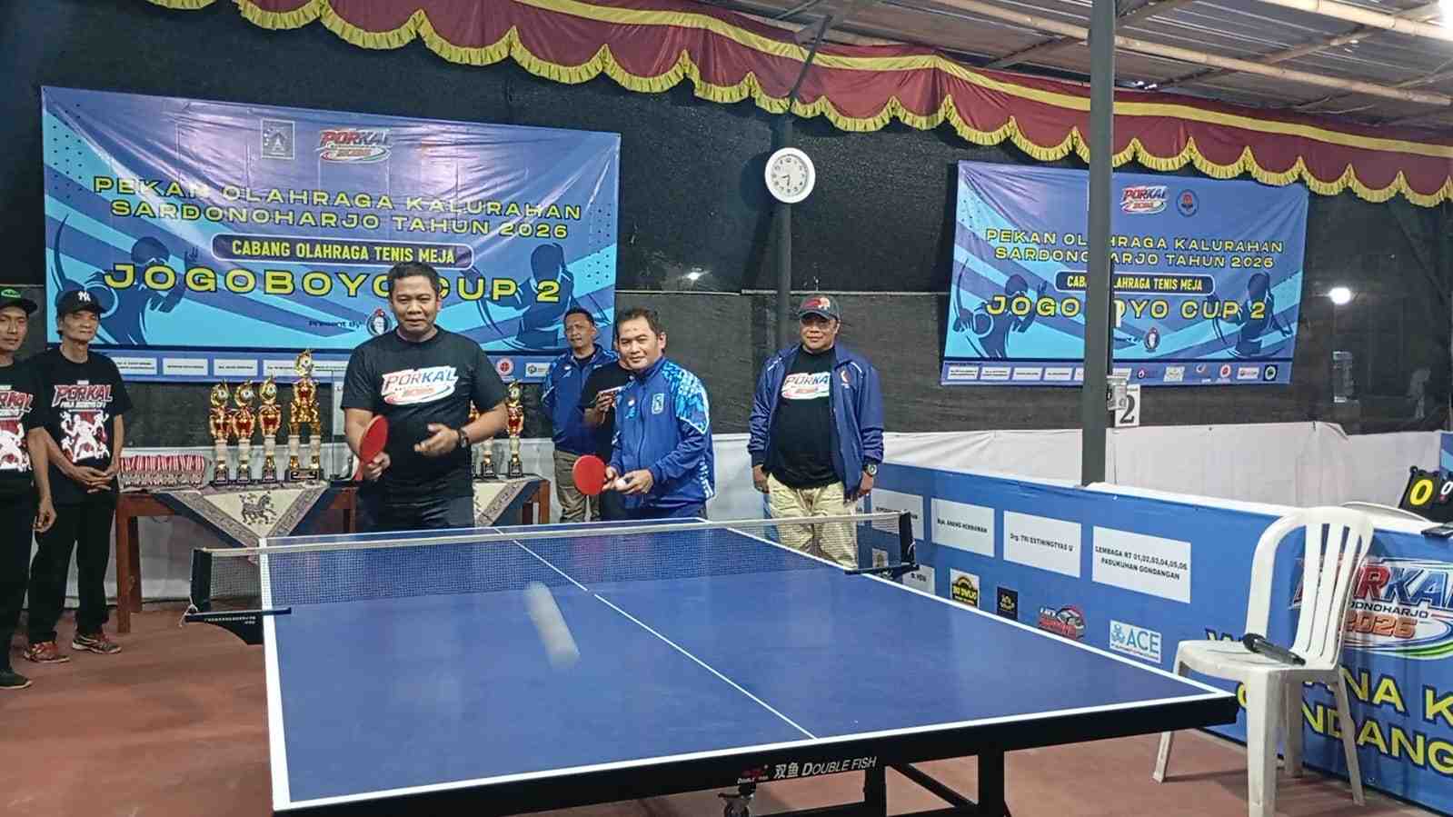 Semarakkan Porkal 2026, Cabang Olahraga Tenis Meja se-Sardonoharjo Resmi Bergulir di Wahana Krida