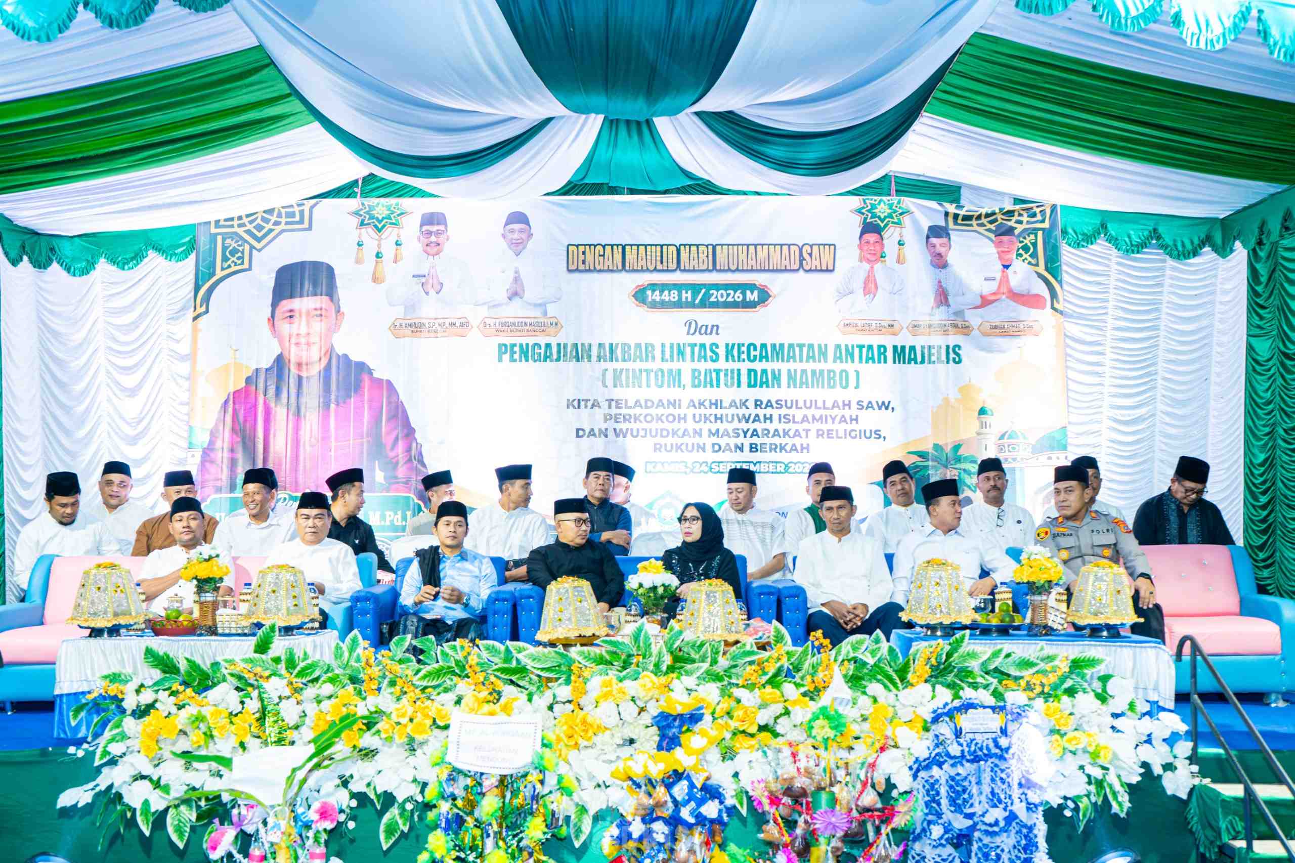 Tiga Kecamatan di Banggai Satukan Majelis Taklim dalam Pengajian Akbar