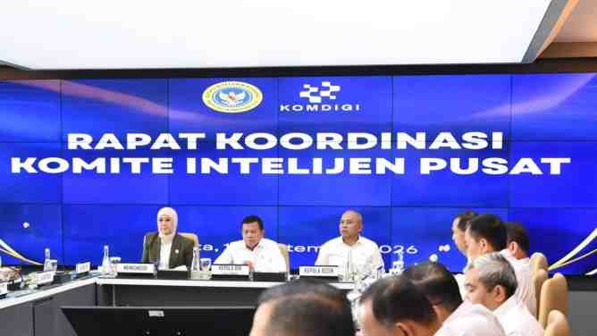 [Siaran Pers] Kepala BIN-Menkomdigi-Kepala BSSN Konsolidasi Perkuat Pertahanan Digital Indonesia