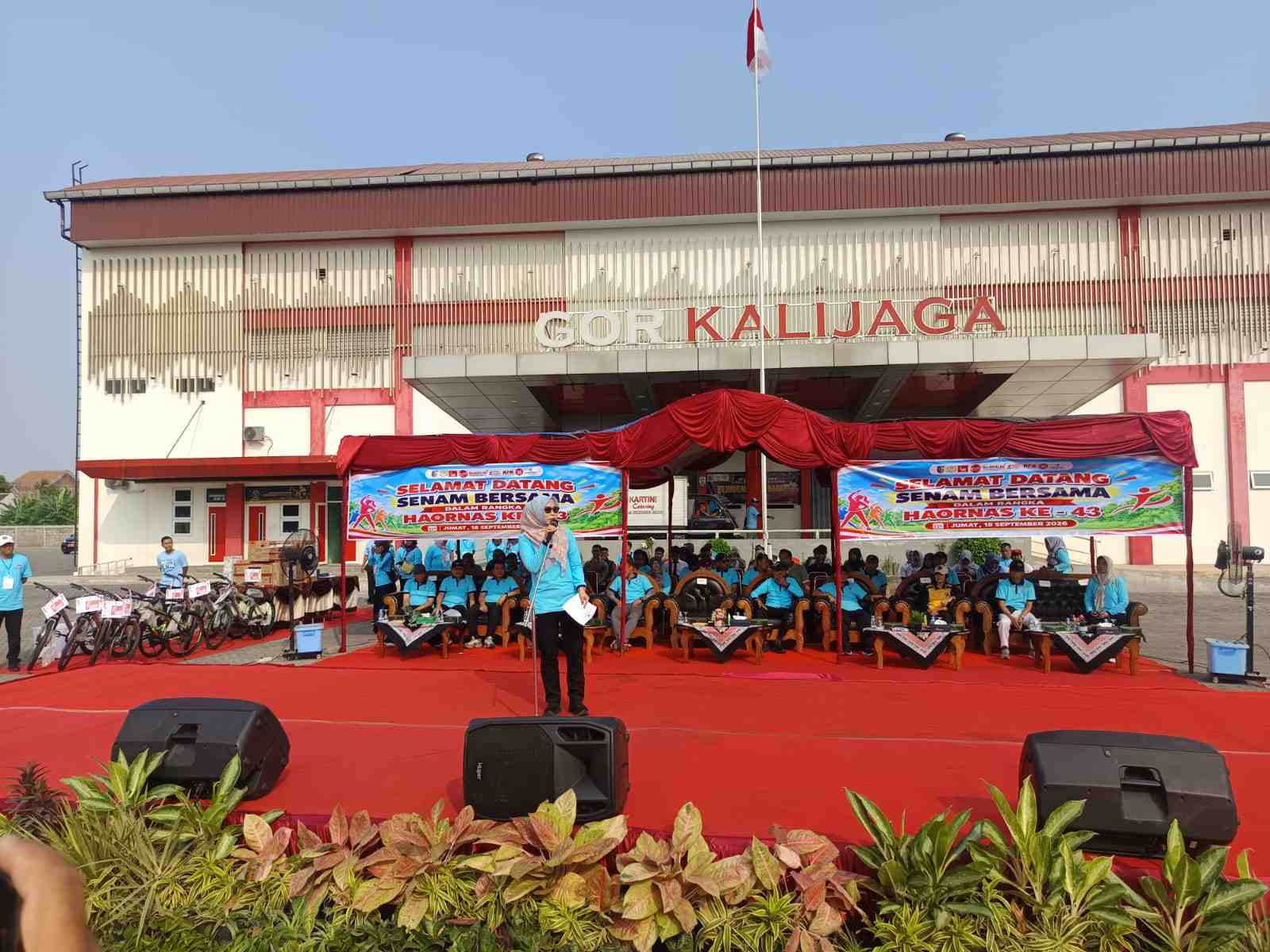 Bukan Sekadar Senam, Haornas Demak Kenalkan Gerakan Dendang Wali Ojo Korupsi