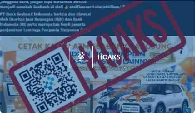 [HOAKS] Tautan Aktivasi Kartu ATM SeaBank