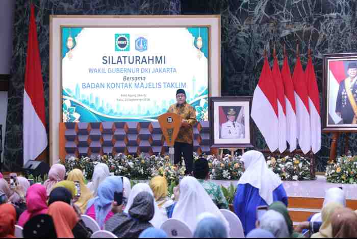 Wagub Rano: Perempuan Punya Peran Penting Perkuat Kehidupan Sosial Jakarta