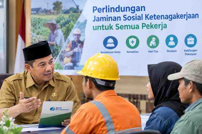 Nagan Raya Perluas Perlindungan Jaminan Sosial bagi Pekerja Rentan