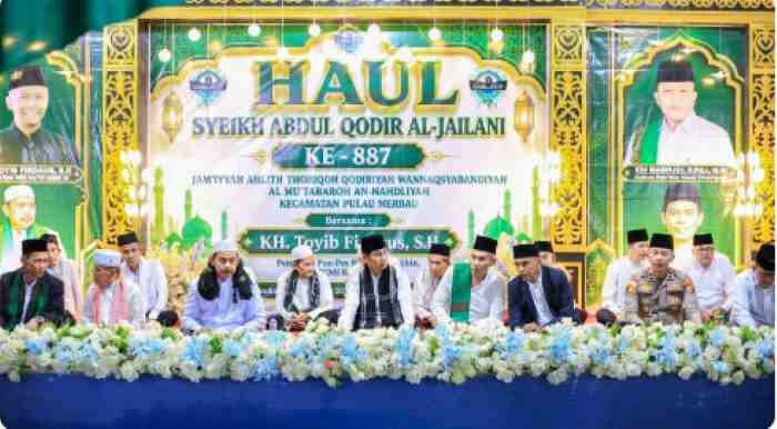Haul Syekh Abdul Qodir Al-Jailani, Merawat Keteladanan Ulama di Meranti