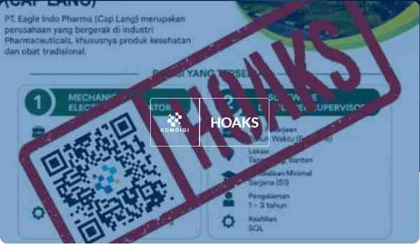 [HOAKS] Tautan Lowongan Kerja Cap Lang 2026