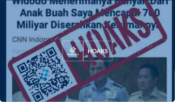 [HOAKS] Artikel Beritakan Nusron Wahid Sebut Jokowi Terima Rp700 Miliar