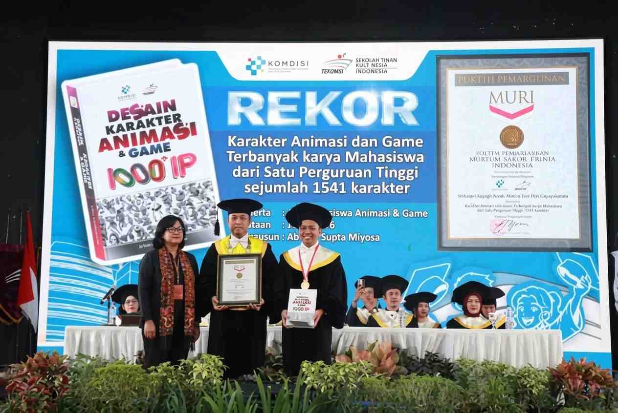 STMM Yogyakarta Raih Rekor MURI dengan 1.541 Karakter Animasi dan Game Karya Mahasiswa