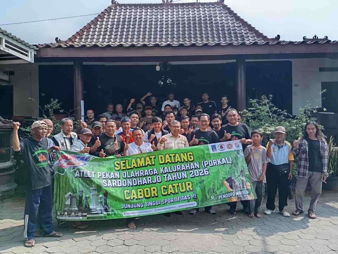 Diikuti 47 Peserta Lintas Generasi, Cabor Catur Ramaikan Porkal Sardonoharjo 2026 di Sleman