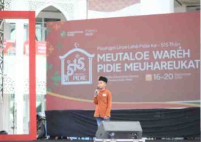 Dari Hikayat hingga Geudeu-Geudeu, Tradisi Pidie Hidup di PCC