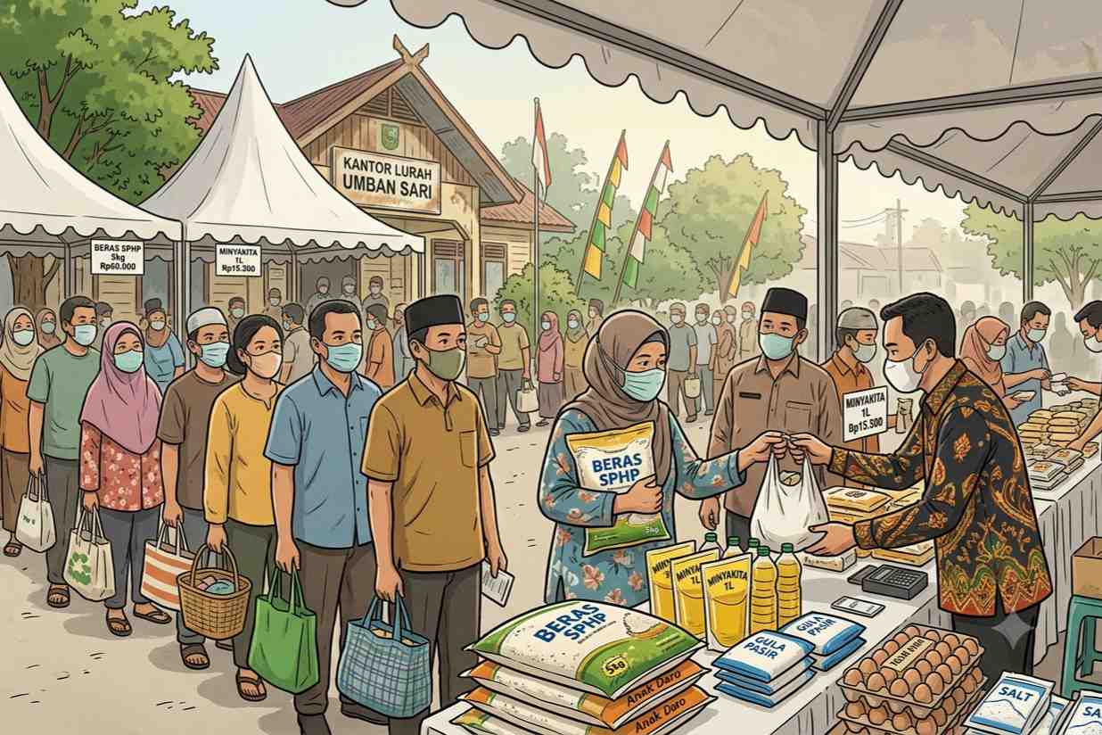 Pasar Murah Digelar di Lima Lokasi Pekanbaru, Cek Jadwal dan Harga Sembakonya