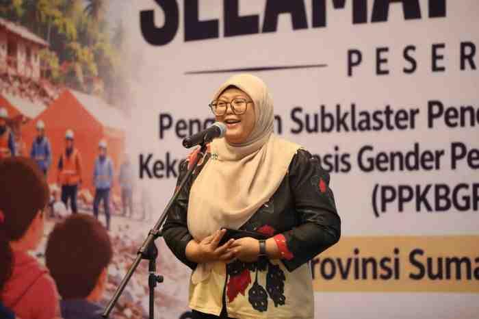 Kemen PPPA Perkuat Sistem Perlindungan Perempuan dan Anak Pascabencana di Sumatra Barat
