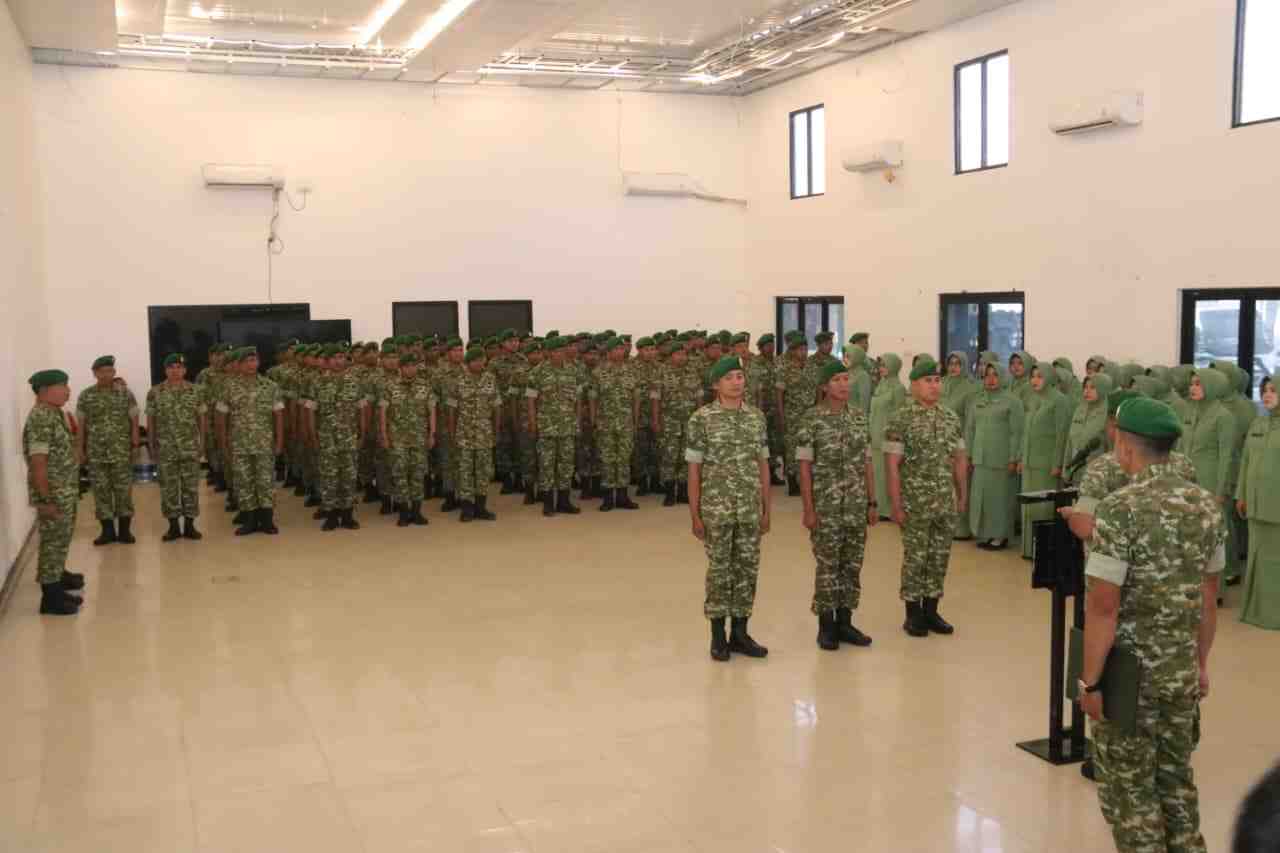 42 Prajurit Kodim Sumenep Naik Pangkat, Dua Personel Masuki Masa Pensiun