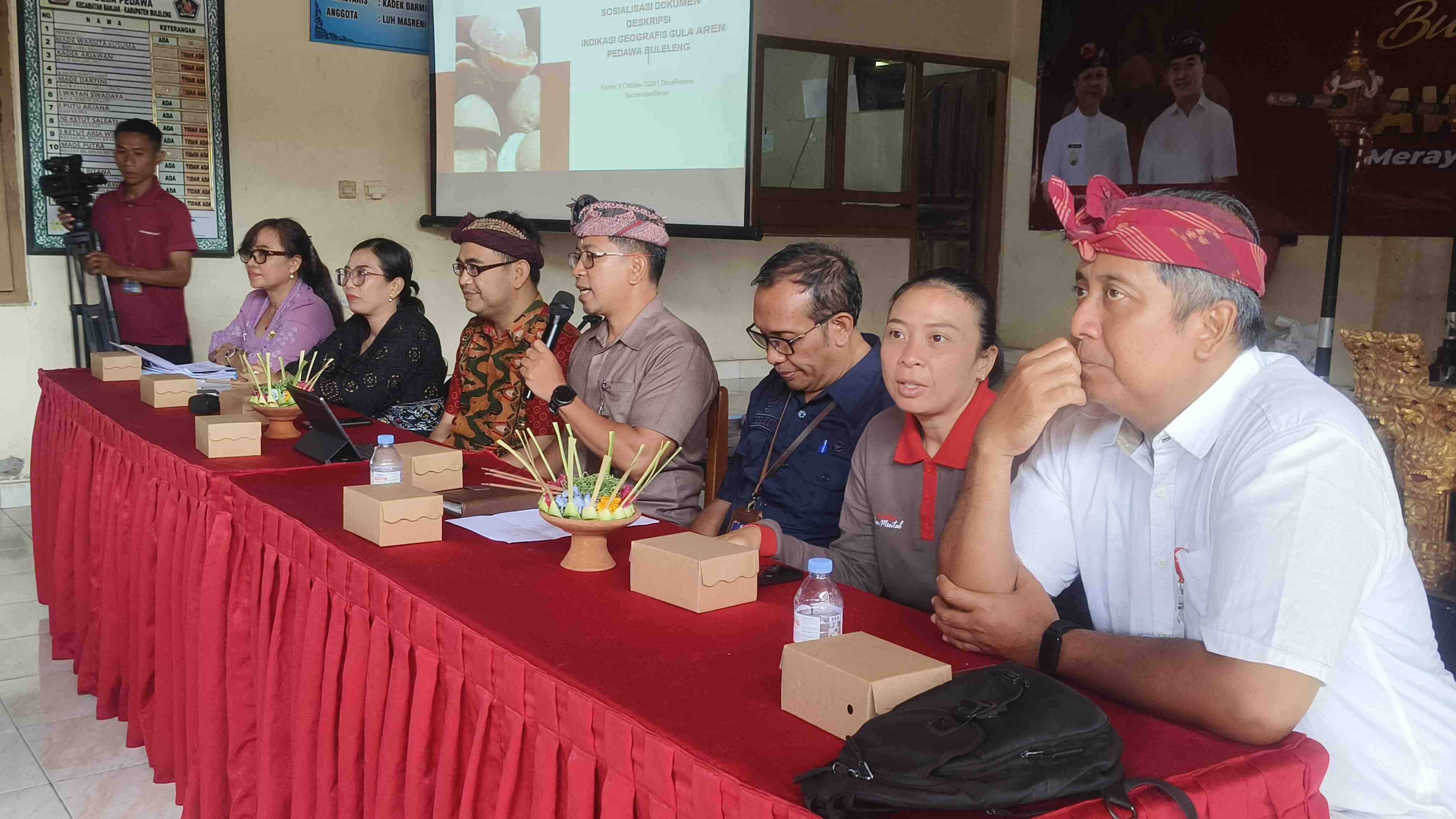 Empat OPD Turun Langsung Berikan Edukasi Dokumen Indikasi Geografis MPIG Pedawa