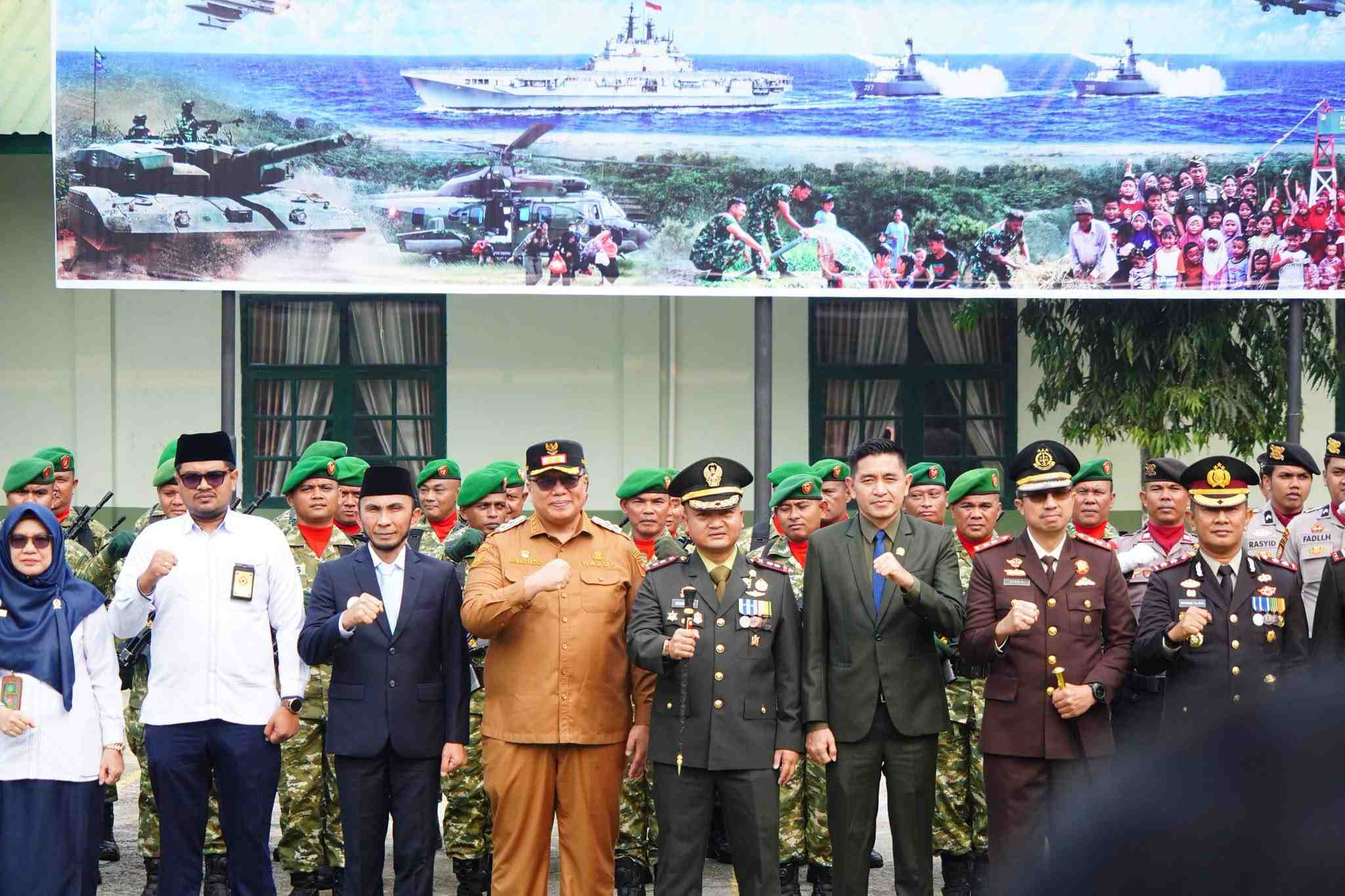 Pemkab Tanah Datar Perkuat Sinergi dengan TNI Dukung Keamanan dan Pembangunan