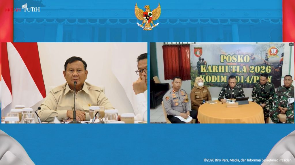Presiden Prabowo Subianto Siap mengirimkan Pompa Air Untuk Penanggulangan Karhutla di Daerah Kalimantan Tengah