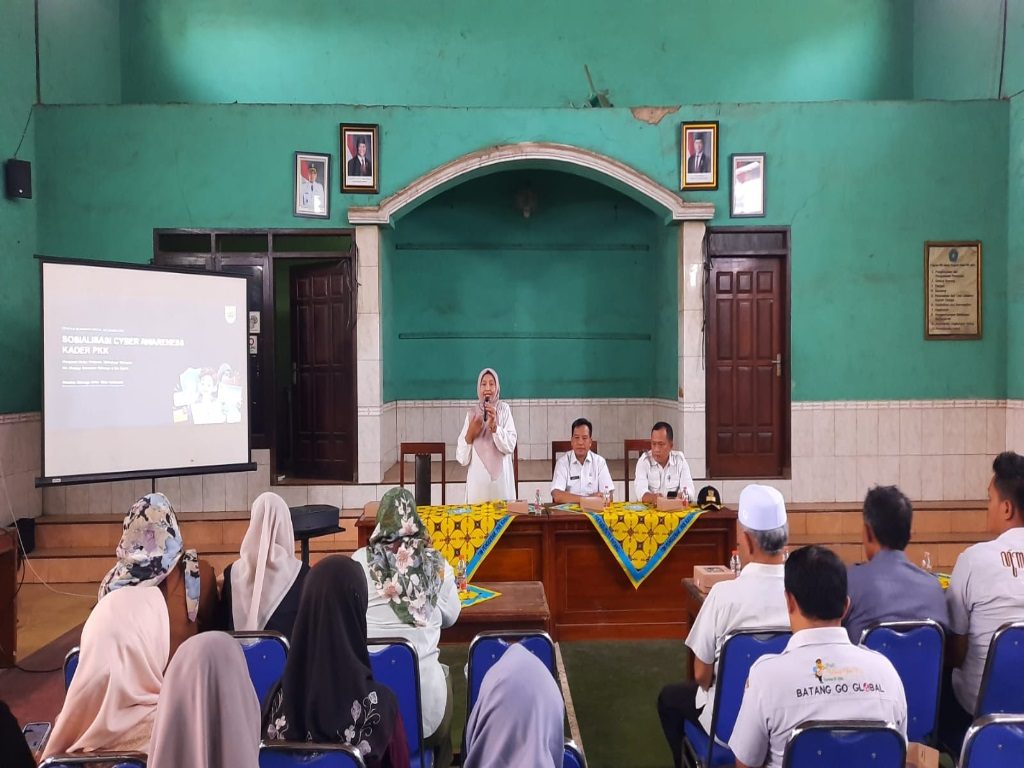 Tingkatkan Literasi Digital, Diskominfo Batang Sosialisasikan Keamanan Siber kepada Kader PKK