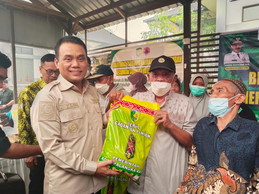 1.700 KK Terdampak Karhutla di Palangka Raya Terima Bantuan 8,5 Ton Beras
