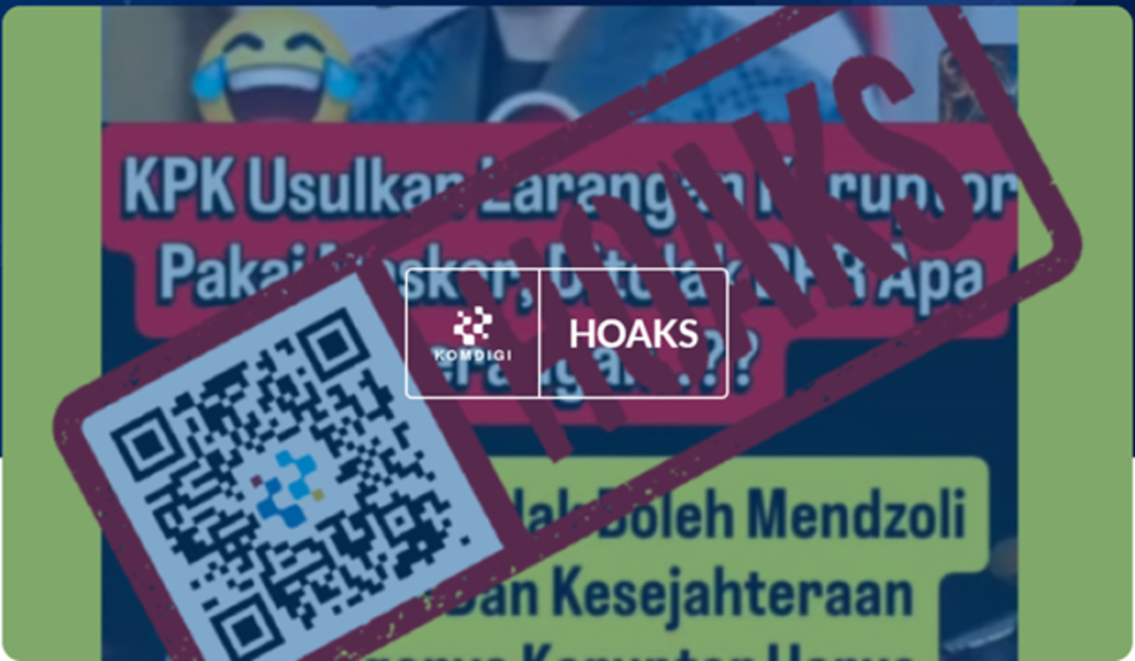 [HOAKS] Puan Sebut Usulan KPK Larang Koruptor Pakai Masker Menzalimi Tersangka