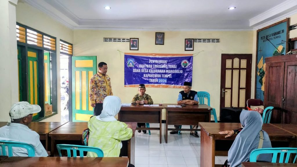 Pemerintah Kalurahan Margorejo Kucurkan Bantuan Tunai, Warga Penuhi Kebutuhan Pokok