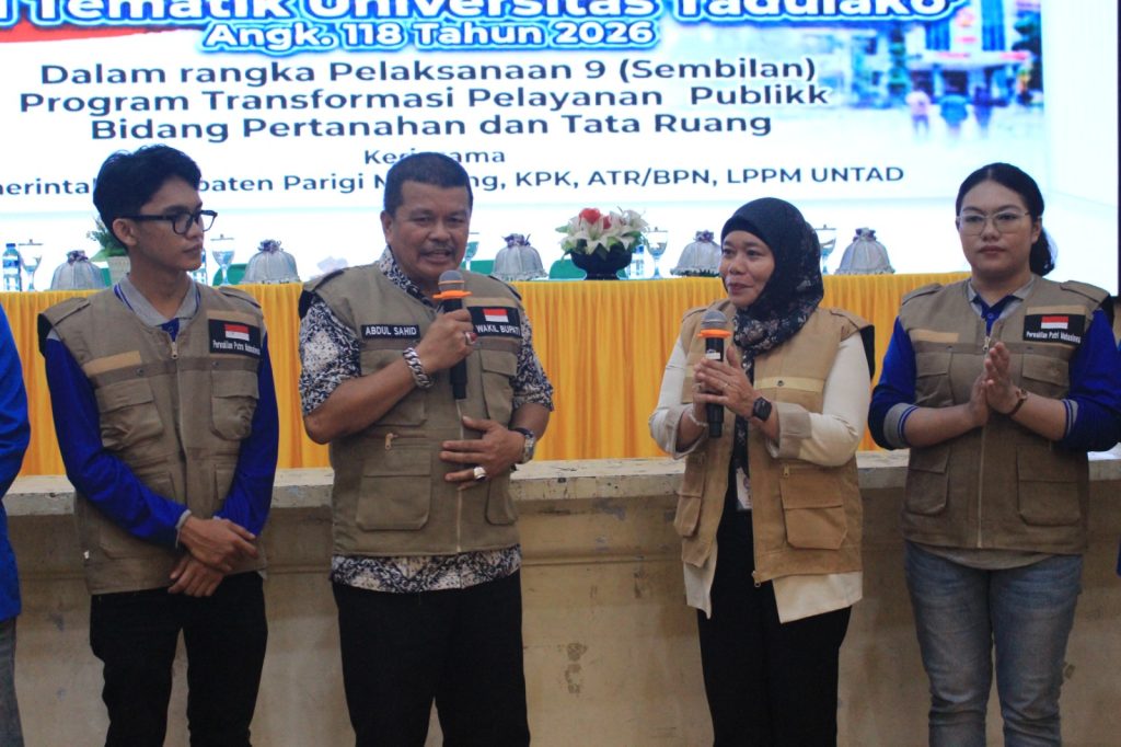 Pemkab Parigi Moutong Terjunkan Mahasiswa Benahi Administrasi Pertanahan