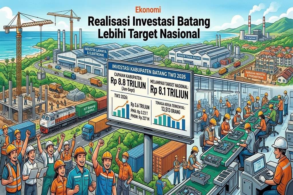 Realisasi Investasi Kabupaten Batang Lebihi Target Nasional