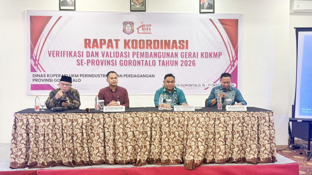 Gorontalo Verifikasi dan Validasi Pembangunan  KDKMP
