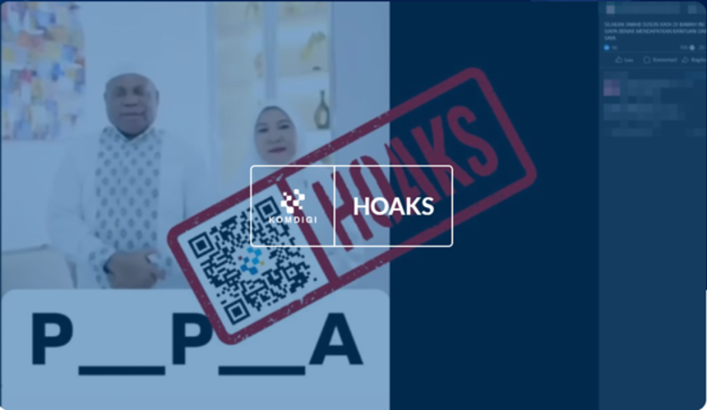 [HOAKS] Gubernur Papua Bagi-Bagi Bantuan Lewat Kuis