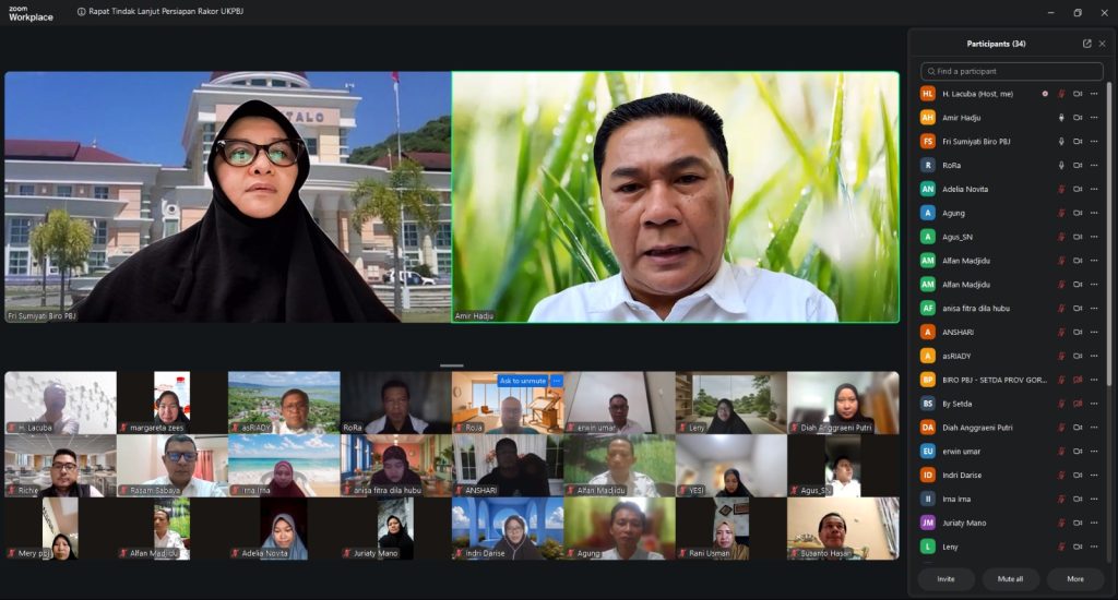 Biro PBJ Gorontalo Evaluasi Program Kerja dan Percepatan Realisasi Anggaran 2026