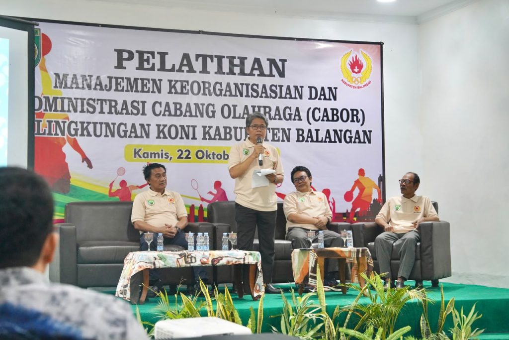 KONI Balangan Perkuat Manajemen Organisasi dan Administrasi Cabor