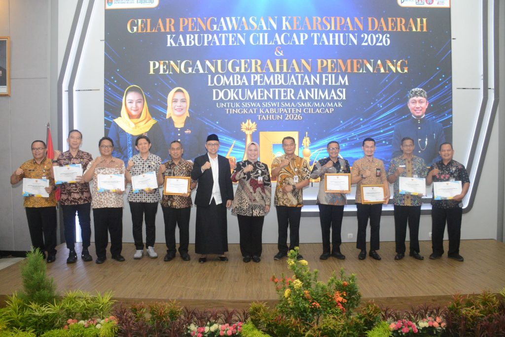 Nilai Pengawasan Kearsipan Cilacap Capai 96,69, Peringkat Kedua di Jateng