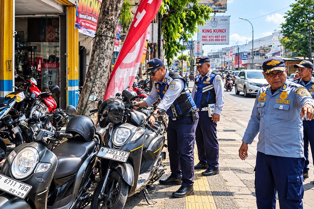 Jangan Parkir Sembarangan! Dishub Lumajang Prioritaskan Hak Pejalan Kaki