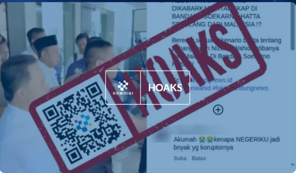 [HOAKS] Video KPK Jemput Paksa Menteri Agraria Nusron Wahid pada 19 Oktober 2026