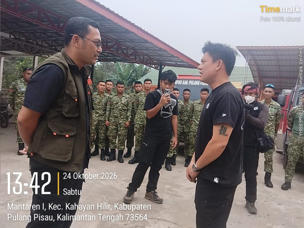 Gelar Program Kuali Merah Putih, Kreator Konten Pasok Logistik Korban Asap Pulang Pisau
