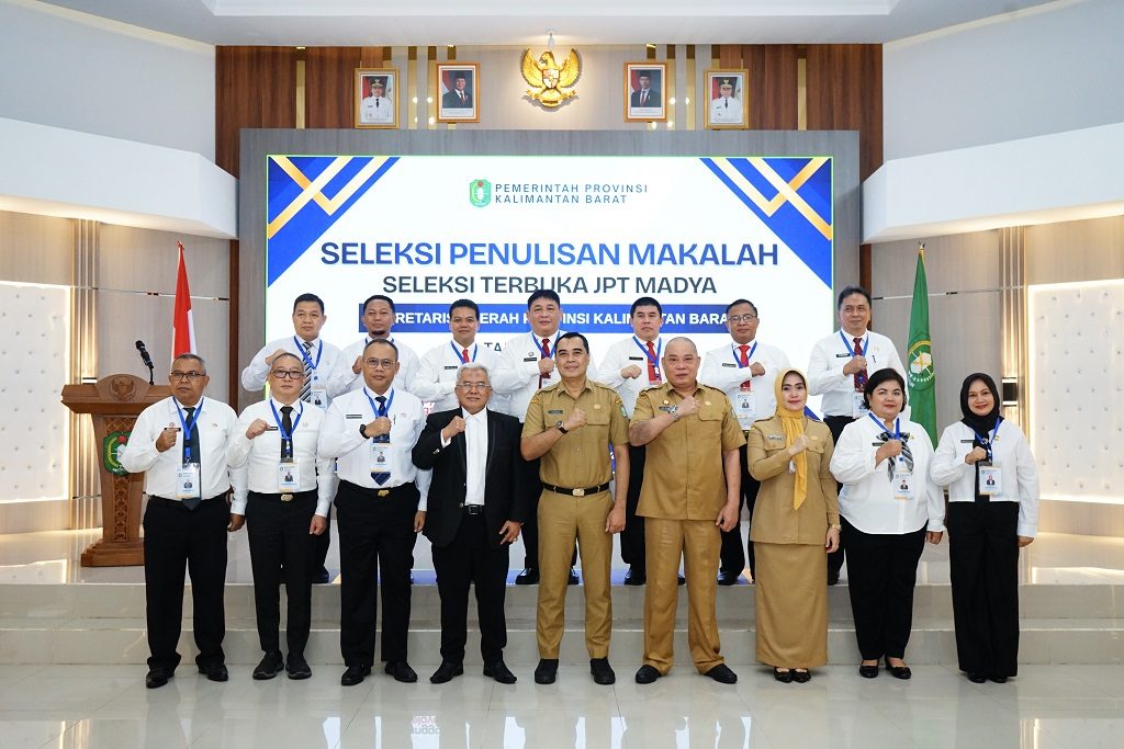 12 Peserta Lolos Administrasi, Seleksi Terbuka Sekda Kalbar Dimulai