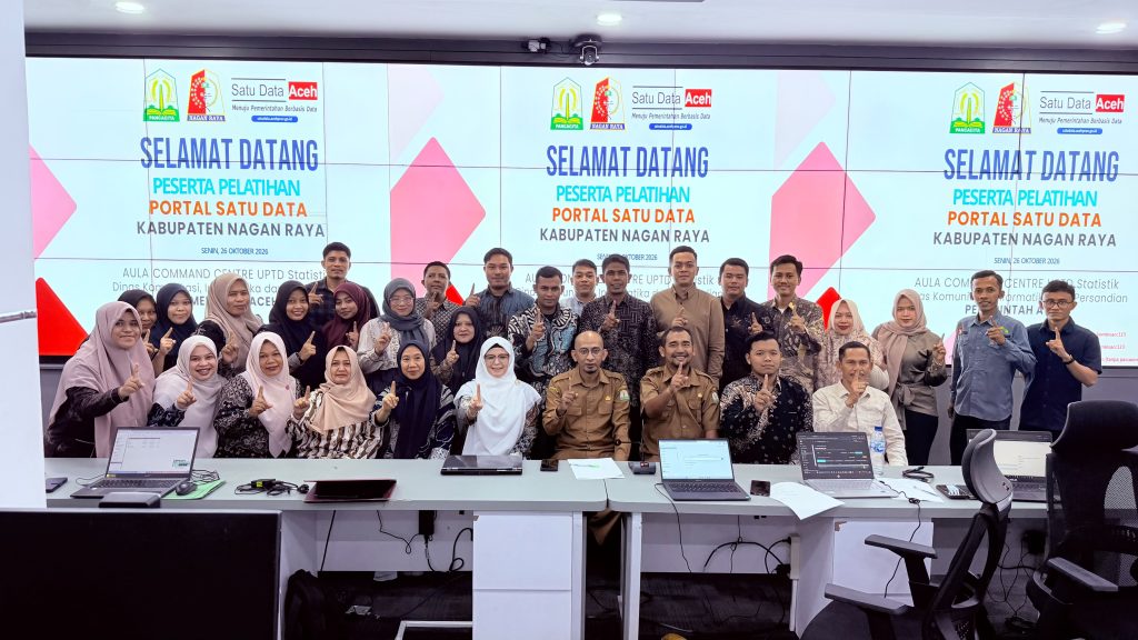 Pemkab Nagan Raya Perkuat Tata Kelola Data melalui Bimtek Lanjutan Portal GIOK Data