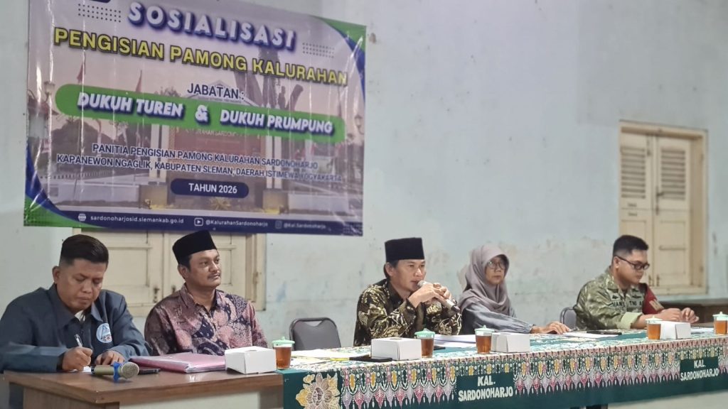 Jamin Seleksi Transparan, Kalurahan Sardonoharjo Buka Pengisian Dua Jabatan Dukuh