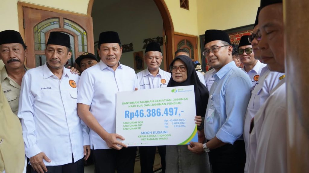 Iuran Ditanggung Pemkab, Perangkat Desa Sidoarjo Terlindungi BPJS Ketenagakerjaan