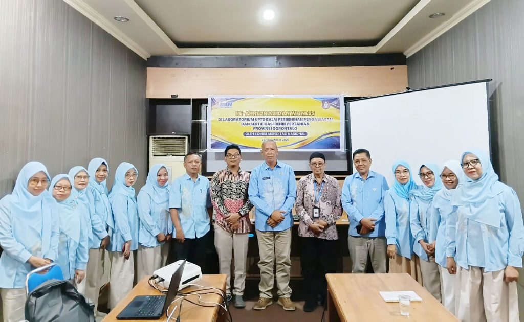 Jaga Mutu Benih Pertanian, BPPSBP Gorontalo Jalani Re-Akreditasi