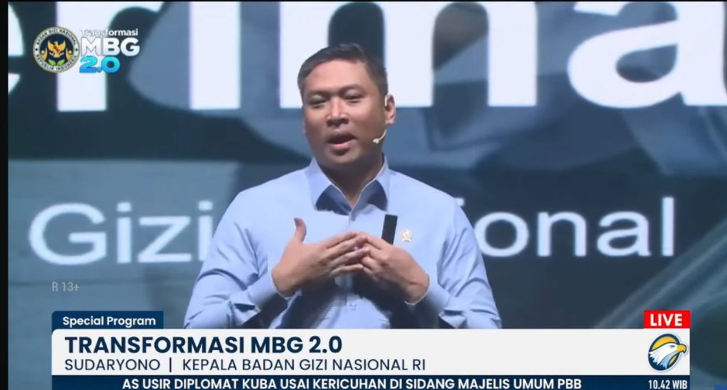 BGN: Efisiensi Anggaran MBG dalam 100 Hari Capai Rp44 Triliun