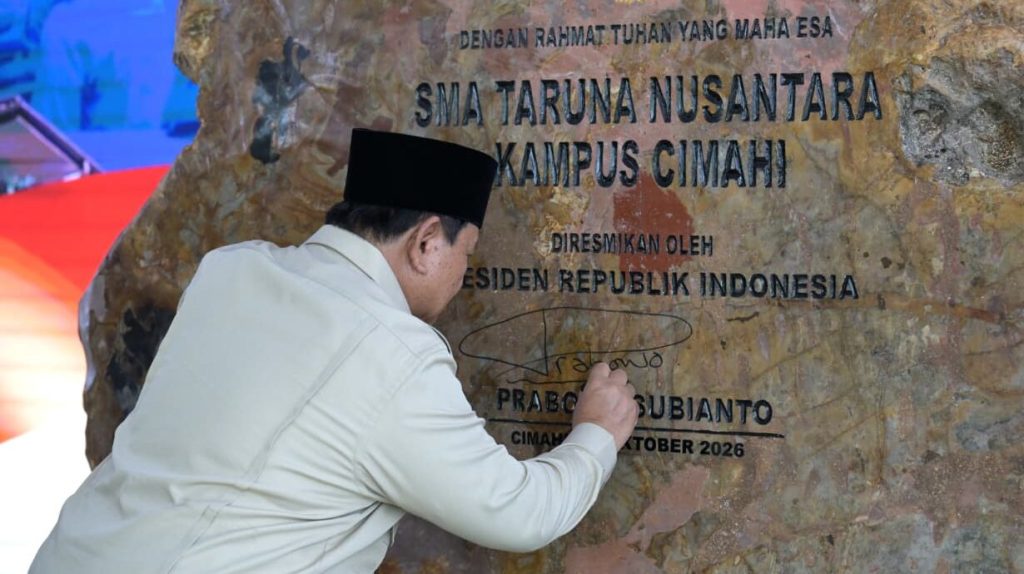 Di SMA Taruna Nusantara Cimahi, Presiden Tekankan Pendidikan Karakter