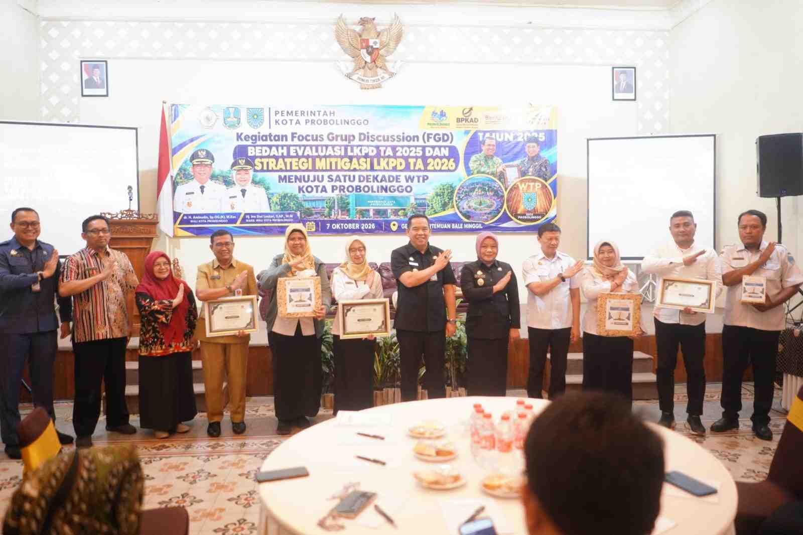 Kejar Satu Dekade WTP, Pemkot Probolinggo Bedah Risiko LKPD 2026